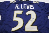 Ray Lewis Baltimore Ravens signed autographed football jersey Certified COA