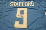 Matthew Stafford Detroit Lions signed autographed football jersey Certified COA