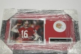 Joe Montana San Francisco 49ers signed autographed framed matted 8x10 photo Certified COA