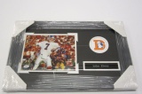 John Elway Denver Broncos signed autographed framed matted 8x10 photo Certified COA