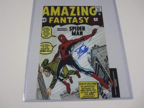 Stan Lee Marvel signed autographed Spider-Man Photo Certified Coa