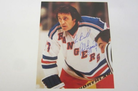 Phil Esposito New York Rangers signed autographed 8x10 Photo Certified Coa