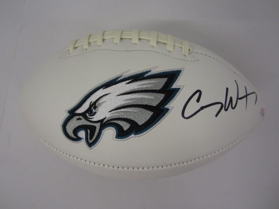 Carson Wentz Philadelphia Eagles signed autographed Football Certified Coa