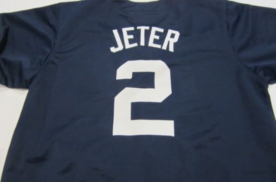 Derek Jeter New York Yankees Unsigned XL Jersey