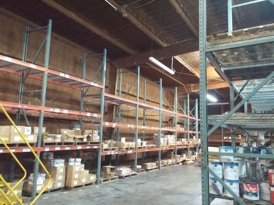 pallet racking (60)sections 16'