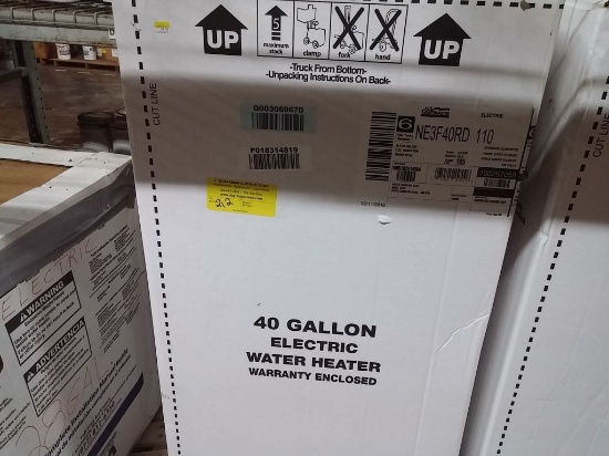 US Craft Master 40 gallon electric water heater