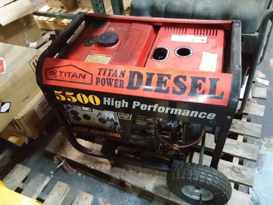 Titan industrial 5500 diesel generator