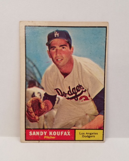 1961 Topps Sandy Koufax Baseball Card