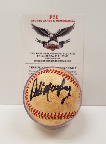 Dale Murphy Autographed Baseball