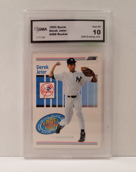 1993 Score Derek Jeter Rookie Baseball Card - Gem Mint 10