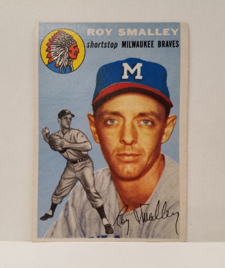 1954 Topps Roy Smalley Baseball Card