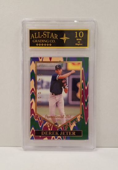1995 Signature Rookies Derek Jeter Promotional Set Baseball Card - Mint 10
