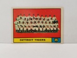 1961 Topps Detroit Tigers Team Baseball Card