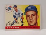 1955 Topps Bob Grim Baseball Card