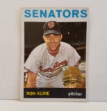 1964 Topps Ron Kline Baseball Card