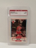 1990 Fleer Michael Jordan Basketball Card - NM-MT 8