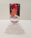 1985 Tastykake Steve Carlton AUTOGRAPHED Baseball Card