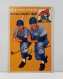 1954 Topps Ed & John O'Brien Baseball Card
