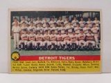 1956 Topps Detroit Tigers Team Baseball Card