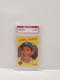 1959 Topps Sandy Koufax Baseball Card