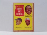 1962 Topps NL Home Run Leaders O.Cepeda/W.Mays/F.Robinson Baseball Card