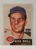 1953 Topps Gus Bell Baseball Card