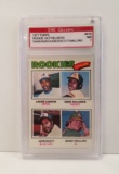 1977 Topps Rookie Outfielders A.Dawson/G.Richards/J.Scott/D.Walling Baseball Card - NM 7
