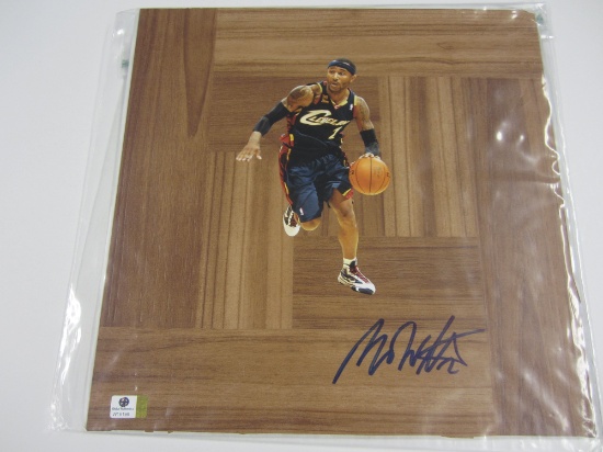 Mo Williams Cleveland Cavaliers signed autographed 12x12 Floorboard Certified Coa