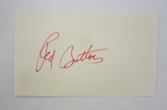 Red Buttons signed autographed Cut Signature Certified Coa