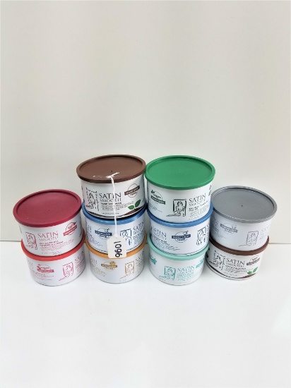 New Satin Smooth Quantity 10 Assorted Wax Containers of Mixed Wax