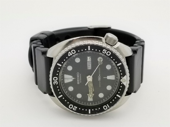 Rare Seiko Turtle Automatic Dive St. Steel Model 6309-7040 Watch