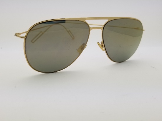 Designer Christian Dior Mens Gold Rim Sunglasses