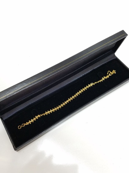 Women's 22k Solid Yellow Gold Bracelet w/ Box