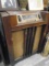 Antique wooden radio.