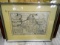 Belgic or Lower Germany map in a frame.