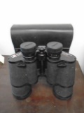Copitar Binoculars with black leather carry case.