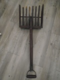 Antique wooden shovel.