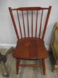Vintage stick-back wooden Windsor chair.