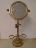 Antique metal double sided mirror
