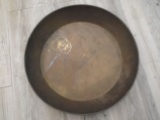 Antique hammered metal bowl.