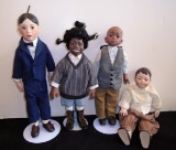 4 pc Little Rascals dolls.