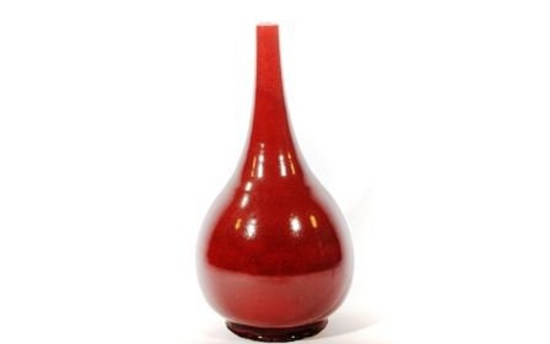 Red Vase