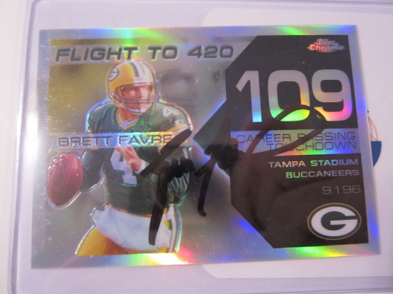 Brett Favre Green Bay Packers signed autographed Trading Card Certified COA