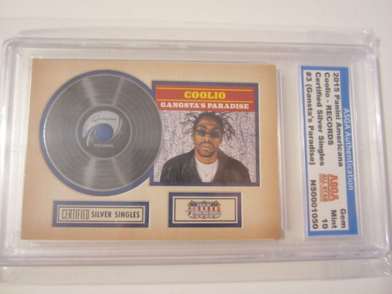 Coolio 2015 Panini Americana Certified Silver Springs Gem Mint 10 Card