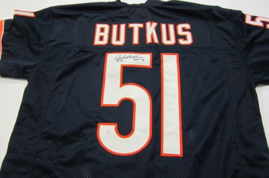 Dick Butkus Chicago BearsÂ signed autographedÂ Jersey Certified COA