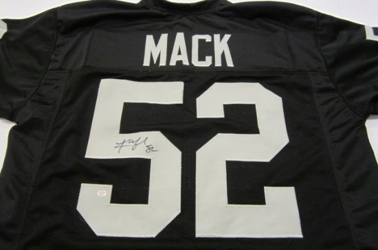 Khalil Mack OaklandÂ RaidersÂ signed autographedÂ Jersey Certified COA