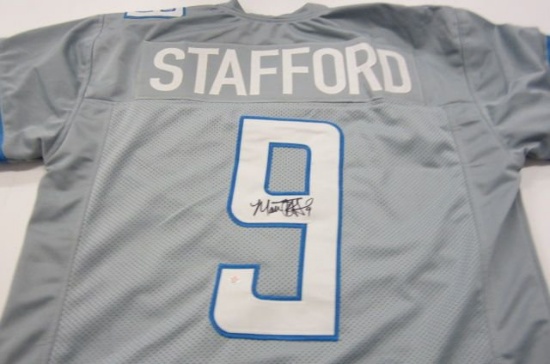 Matthew Stafford Detroit LionsÂ signed autographedÂ Jersey Certified COA