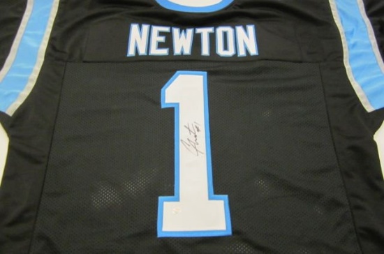 Cam Newton Carolina PanthersÂ signed autographedÂ Jersey Certified COA