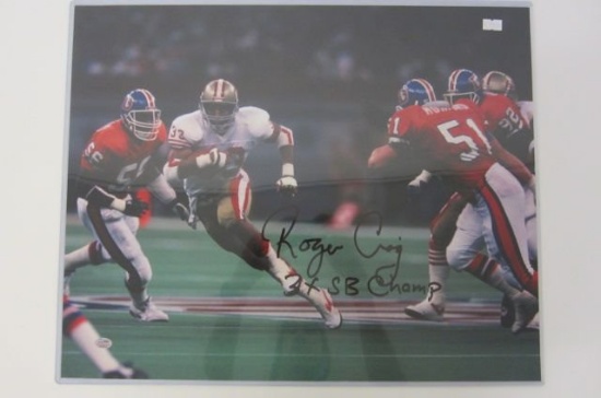 Roger Craig San Francisco 49ersÂ signed autographedÂ 16x20 photoÂ Certified COA