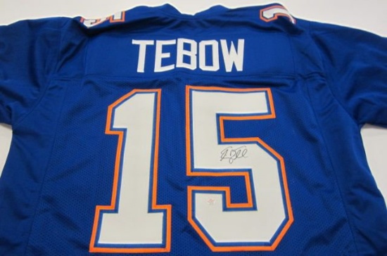Tim Tebow Florida Gators signed autographed football jersey Certified COA